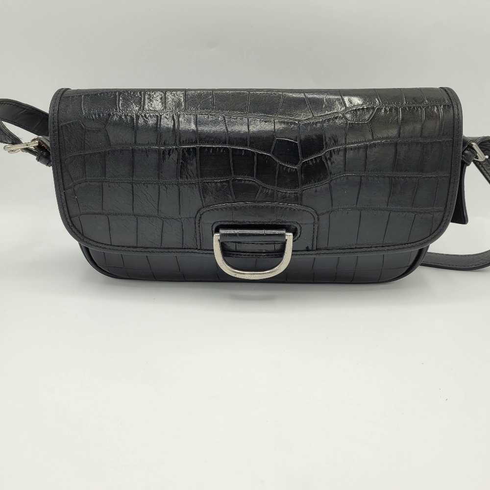 Dooney and Bourke Croc Embossed Mini Clutch Bag